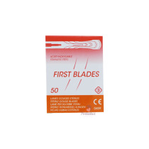 Steriele gutsmessen First Blades. Doos met 50 messen.
