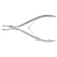 Nagelknipper voor ingegroeide nagels fijne punt Cobra Steel 15cm-Bek 9mm
