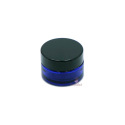 Pot en verre bleu pour mélange ou crème 15ml