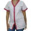 Tunique Médicale Blanche et Fuchsia Longueur de 75cm - Taille 1 - Taille - Taille 1