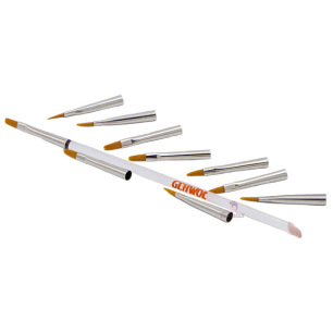 Modelleerpenseel + 9 reserveborstels. Gehwol