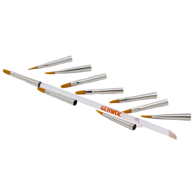 Modelleerpenseel + 9 reserveborstels. Gehwol