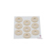 Latex nipple protectors for babies. Choice between round or oval. 9 pieces.