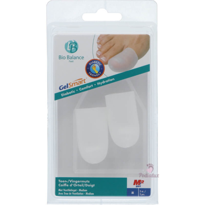 Toe/finger cap with ventilation hole GelSmart