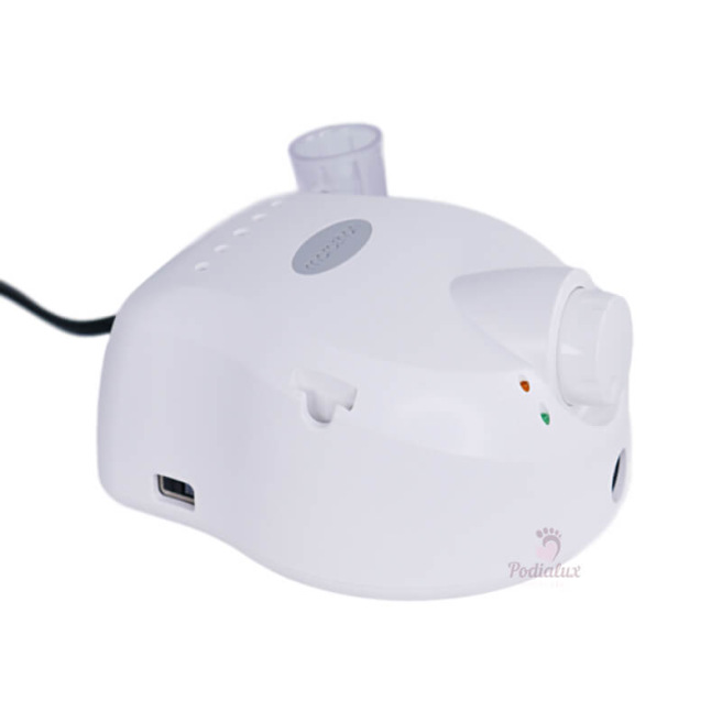 Techniek van droogfrezen. Escort II Pro Ivory M40ES met handstuk en pedaal. Techniek van droogfrezen. Escort II Pro Ivory M40ES met handstuk en pedaal.