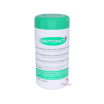 Lingettes nettoyantes et désinfectantes Aseptonet Pot de 100 lingettes Lingettes nettoyantes et désinfectantes Aseptonet Pot de 100 lingettes