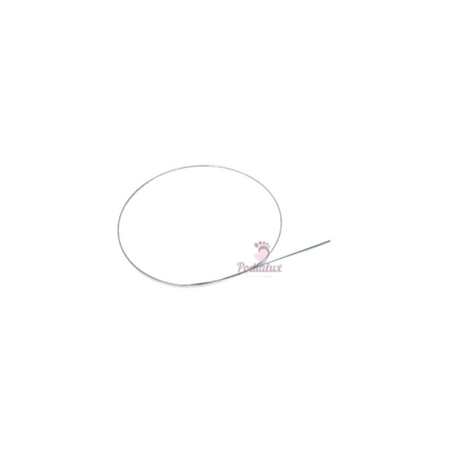 Fil titane. 0,12. 18 cm. Sachet de 5 pièces.