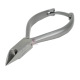 Nagelknipper. Satijn. Spitse bek. 13,5 cm.