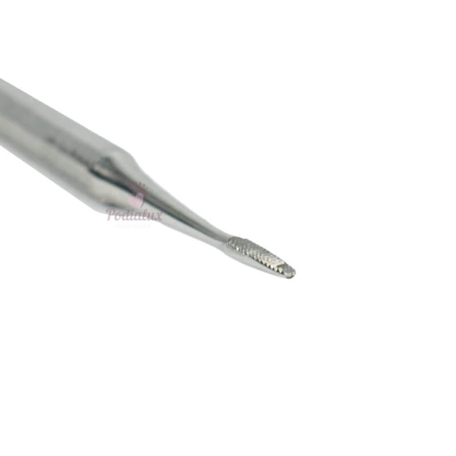 Right corner fine stainless steel file 15 cm Poditec