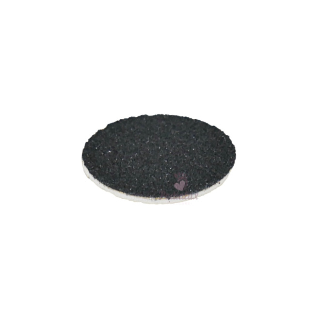 Disques abrasifs Podo. 1mm/noir. diamètre 25mm. Boîte de 50 pièces