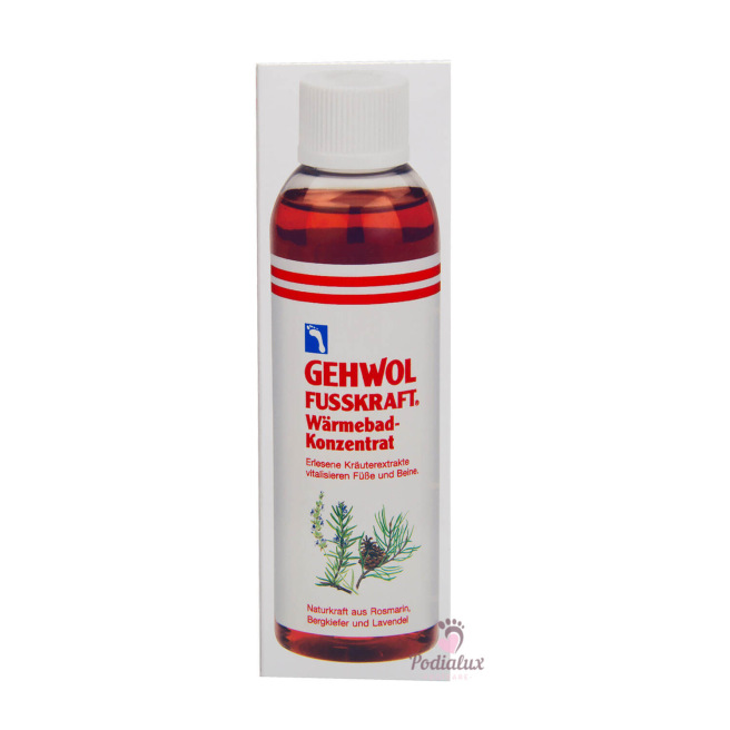 Voeten- en beenbad voor doorbloeding. Fusskraft warm bad. Gehwol. 150ml.