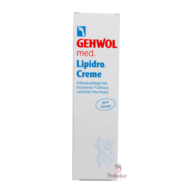 Crème pour peau très sèche. Lipidro-crème. Gehwol Med.