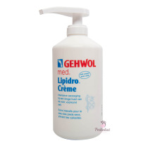 Crème voor zeer droge huid. Lipidro-crème. Gehwol Med.