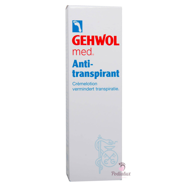 Anti-transpiratie lotion-crème. Gehwol Med. 125ml