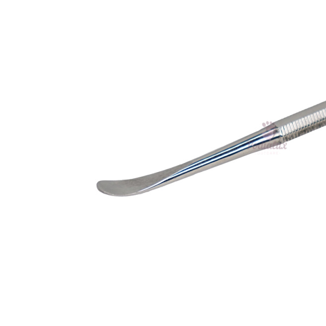 Spatule inox côté courbé et côté pointu PODITEC 16,5 cm Spatule inox côté courbé et côté pointu PODITEC 16,5 cm