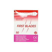 Steriele gutsmessen First Blades. Doos met 50 messen.