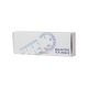 Transparent graduated ruler for nails, box of 10 pieces