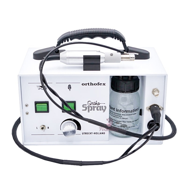 Ortho-Spray Milling Machine with external reservoir. Orthofex. 40,000rpm/minute. Ortho-Spray Milling Machine with external reservoir. Orthofex. 40,000rpm/minute.