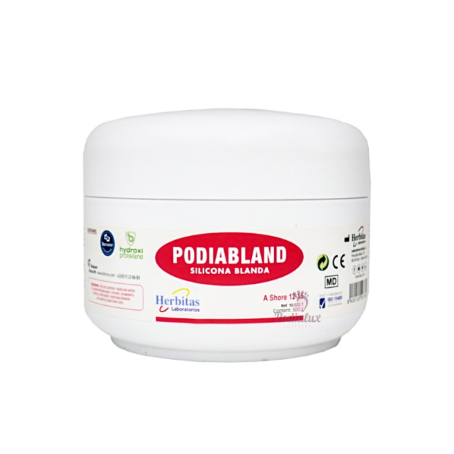 Pâte de silicone Podiabland Herbitas. Shore 12-15. Pot de 200 gr. Pâte de silicone Podiabland Herbitas. Shore 12-15. Pot de 200 gr.