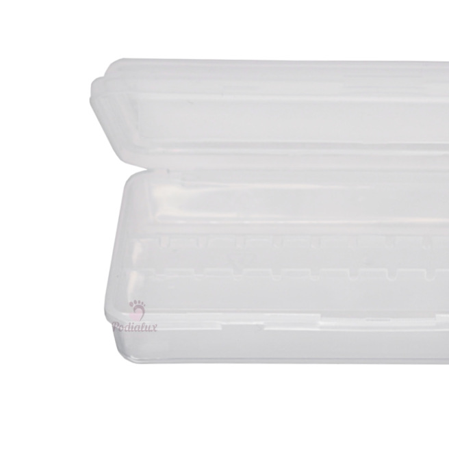 Flat storage box for strawberries. Without strawberries.