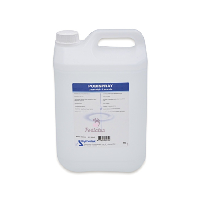 Podispray Reymerink lavendel of citroen. Jerrycan 5 Liter
