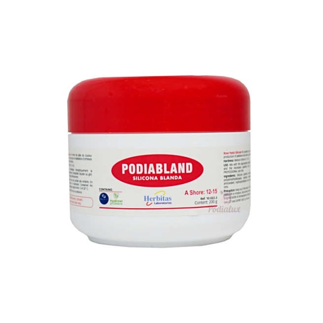 Pâte de silicone Podiabland Herbitas. Shore 12-15. Pot de 200 gr.