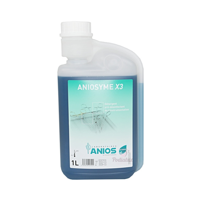 Détergent désinfectant pour instruments. Aniosyme. 1L. A diluer