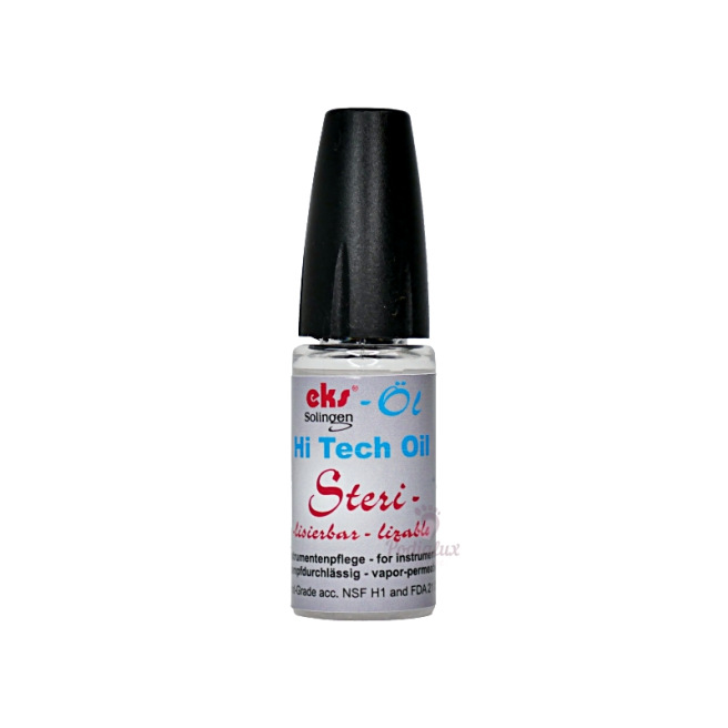 Huile pour graisser les pinces. Hi-Tech Steri. Flacon de 10ml