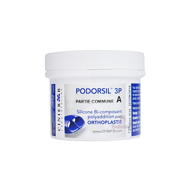 Silicone pour orthoplastie Podorsil 3P Partie commune A