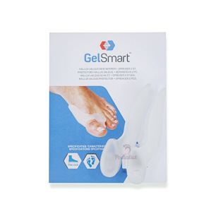 Protection Hallux Valgus avec séparateur d’orteils légèrement corrigeant GelSmart Taille unique 2 pièces Protection Hallux Valgus avec séparateur d’orteils légèrement corrigeant GelSmart Taille unique 2 pièces