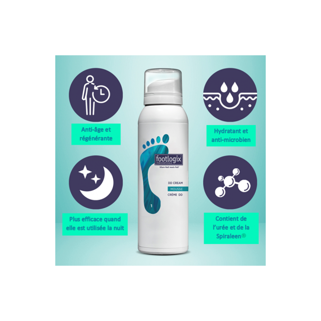 Mousse DD Crème voor droge tot zeer droge huid N°1 Footlogix
