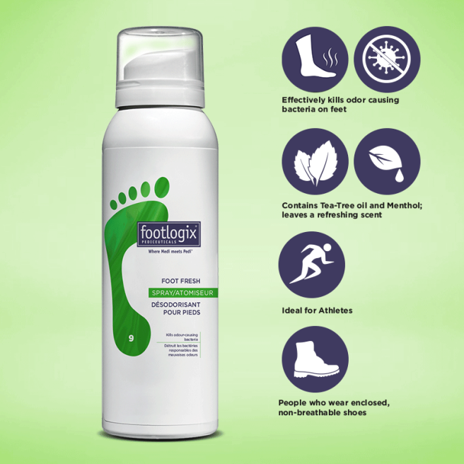Voetdeodorant spray Nr. 9 Footlogix