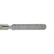 Stainless steel grater/file coarse/fine side. Length 17cm