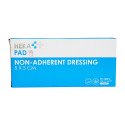 Non-adherent absorbent sterile compress