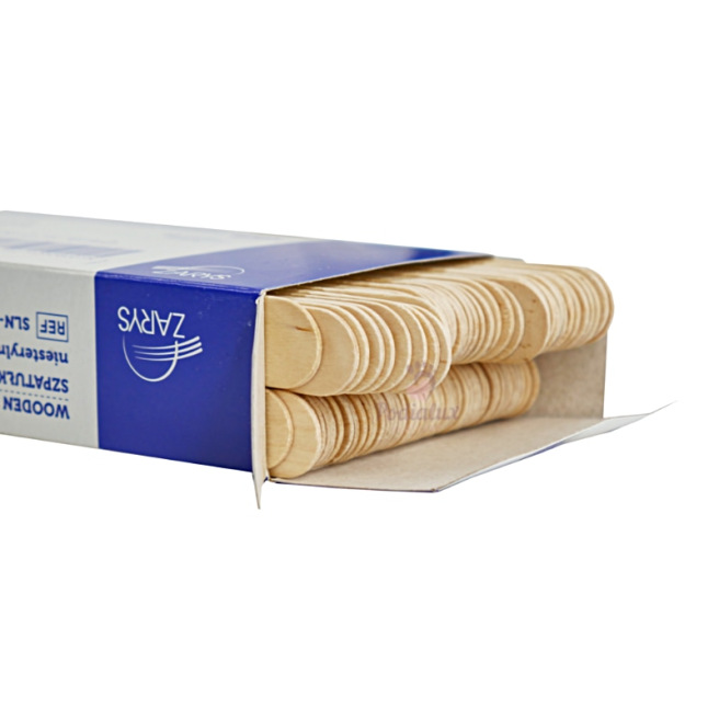 Wooden tongue depressor 100 pieces non-sterile ZARYS Wooden tongue depressor 100 pieces non-sterile ZARYS