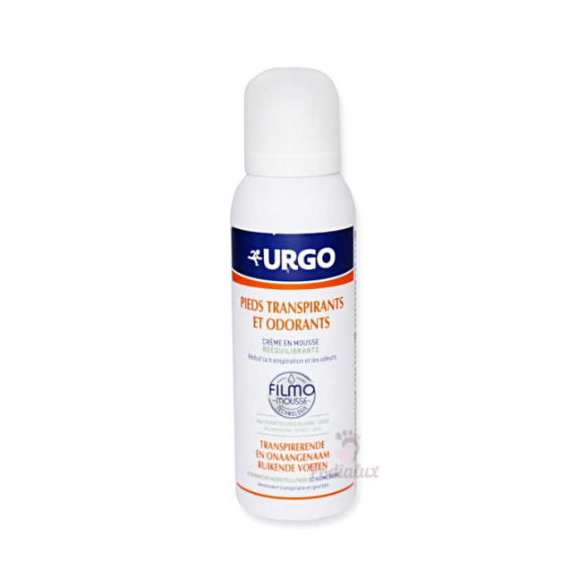 Foam cream for sweaty and smelly feet URGO 125 ml