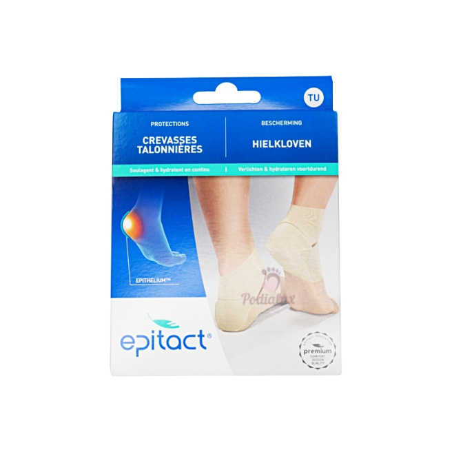 Talonnières pour protection des crevasses Epitact 2 pièces Taille unique