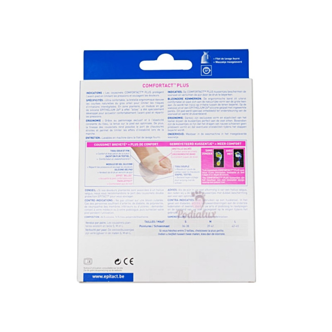 Next Generation Comfortact Plus Plantar Cushions Epitact 1 pair