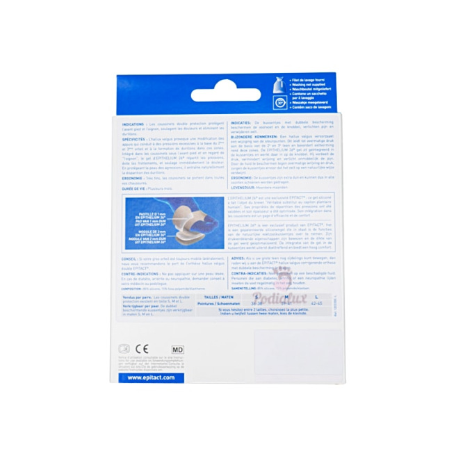 Protections Hallux Valgus & Douleurs plantaires Epitact 1 paire Protections Hallux Valgus & Douleurs plantaires Epitact 1 paire