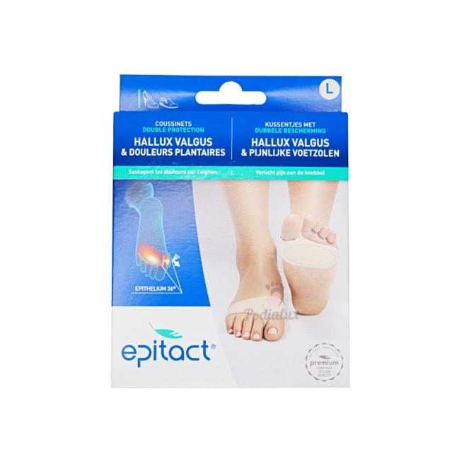 Protections Hallux Valgus & Douleurs plantaires Epitact 1 paire Protections Hallux Valgus & Douleurs plantaires Epitact 1 paire