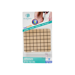 Pad auto-adhésif à couper sur mesure GelSmart 63 x 76mm  1 pièce Pad auto-adhésif à couper sur mesure GelSmart 63 x 76mm  1 pièce