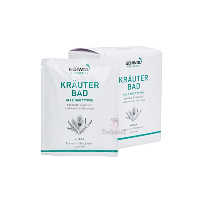 Kruidenbaden. Voetkracht. Gehwol.
