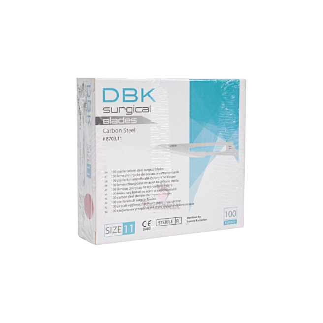 Lames Stériles DBK. Boîte de 100 pièces Lames Stériles DBK. Boîte de 100 pièces