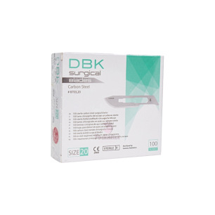 Steriele mesjes DBK. Doos van 100 stuks.