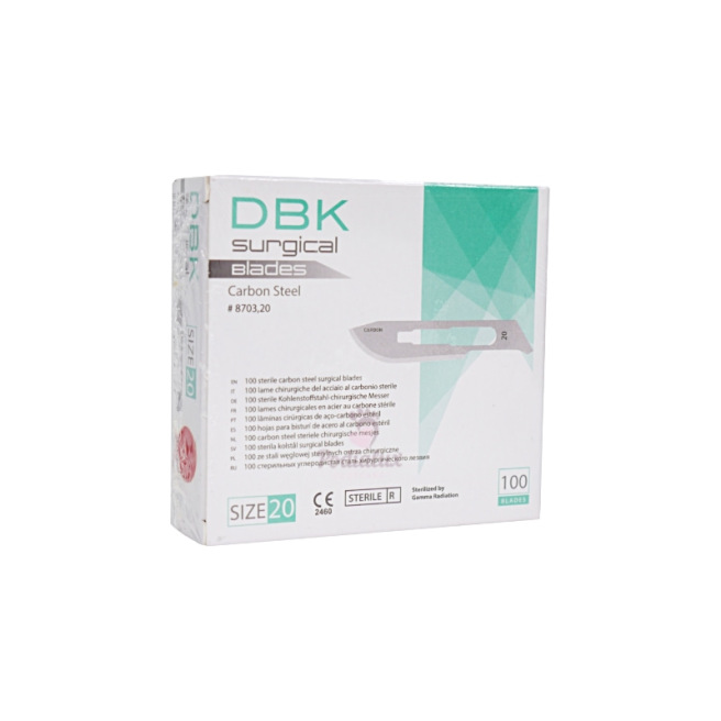Lames Stériles DBK. Boîte de 100 pièces Lames Stériles DBK. Boîte de 100 pièces