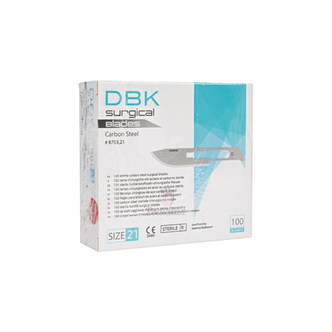 Lames Stériles DBK. Boîte de 100 pièces Lames Stériles DBK. Boîte de 100 pièces