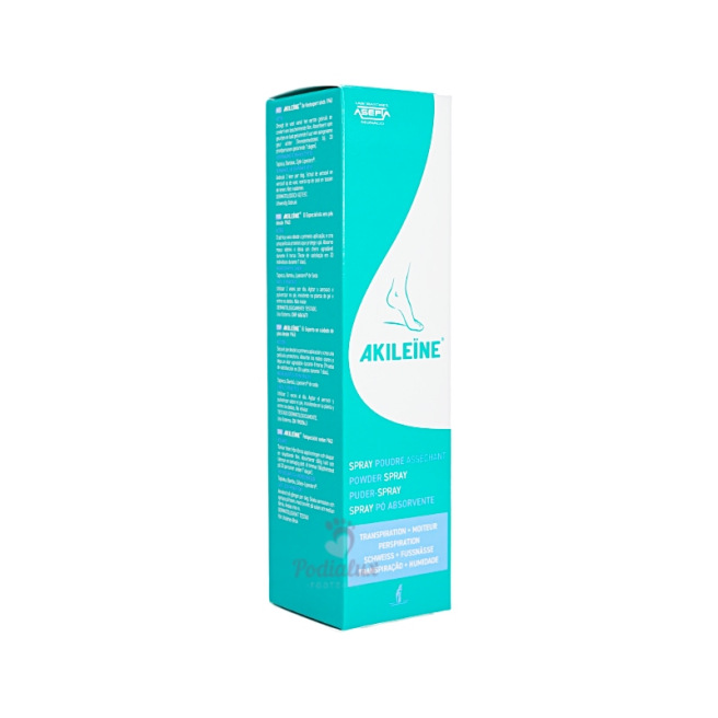 Spray Poudre Asséchante Akileïne Très forte transpiration 150ml