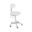 Ergonomic Swing White Stool