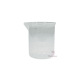 Godet en plastique transparent gradué