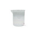 Godet en plastique transparent gradué